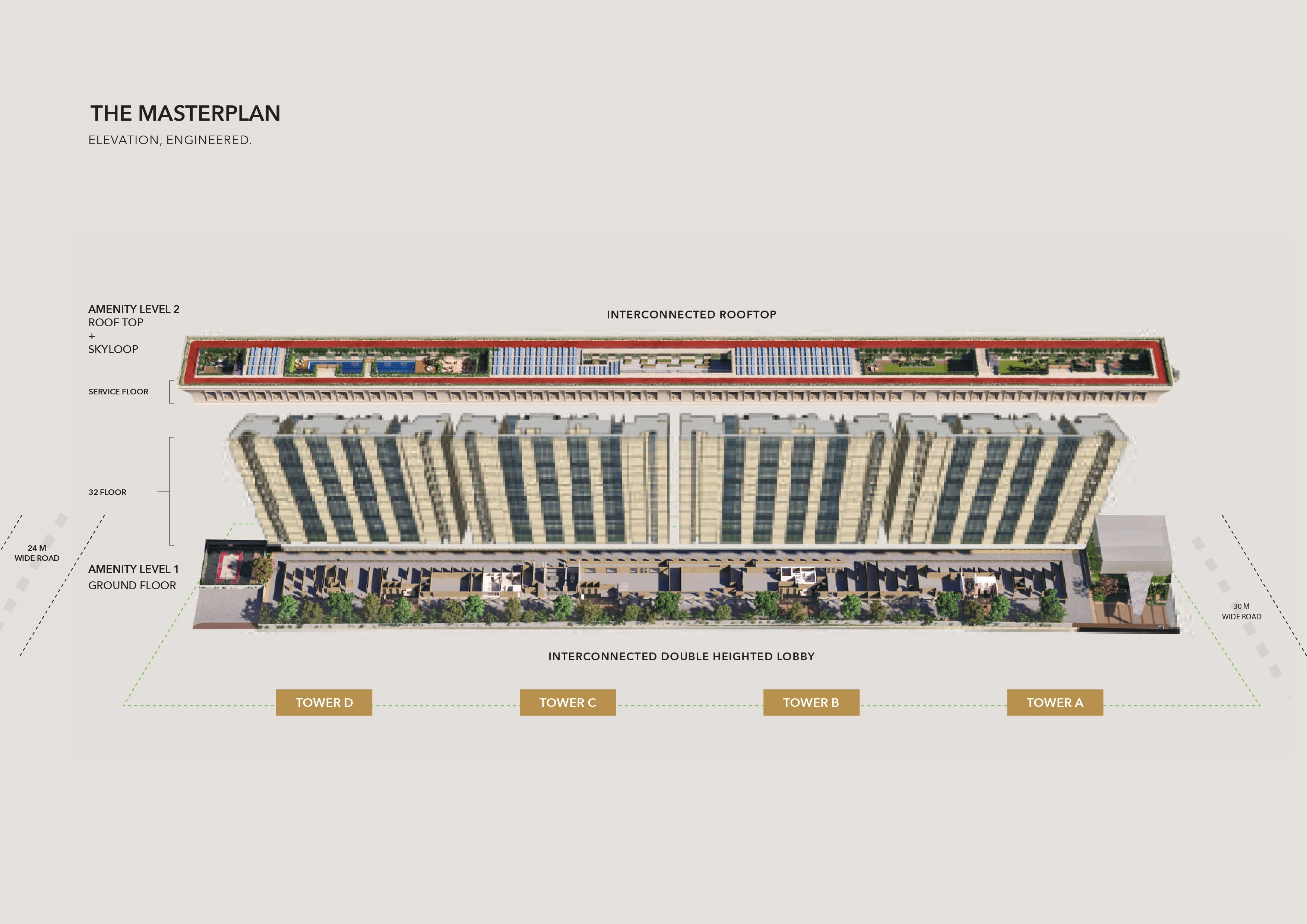 Floor plan of Kunal Group Canary the Sky; photo gallery, images, brochure, amenities, cost sheet, price breakup, availability details, RERA number, RERA certificate, possession date, layout plan, logo, floor plan, master plan, and location map showcasing project highlights and features.